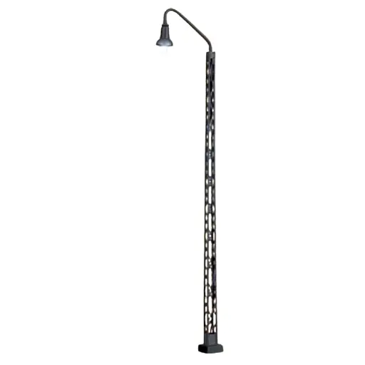 [VI63851] Lampe sur Mât en Treillis - LED - Hauteur 140mm - Viessmann 63851 - HO: 1/87