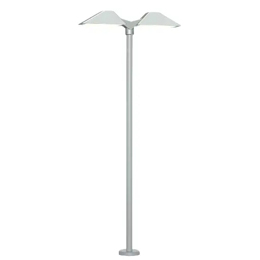 [VI6484] Éclairage de quai moderne double, 2 LED blanches - Viessmann 6484 - N 1/160