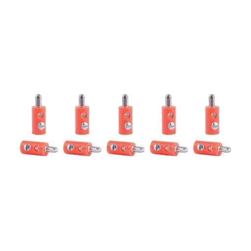 [VI6875] Lot de 10 Bouchons Cruciforme - Orange - Viessmann 6875 - Toutes Echelles