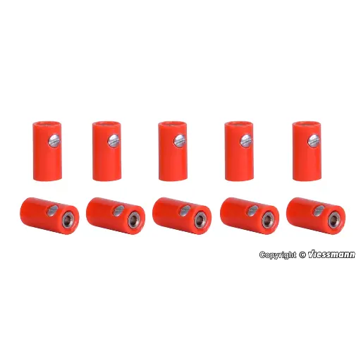 [VI6880] Pochettes Rouges - Viessmann 6880 - Lot de 10 Pièces