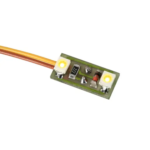 [VI6021] Éclairage intérieur de bâtiment Viessmann 6021 - HO 1/87 - 2 LED blanc chaud