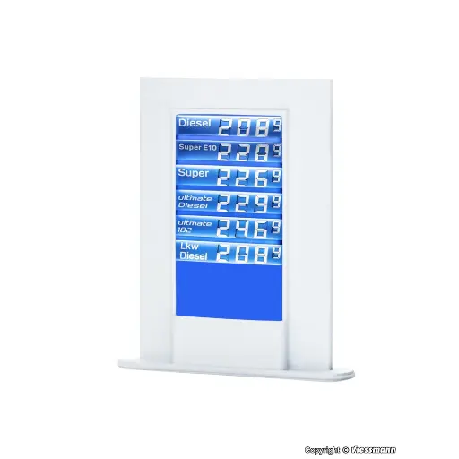 [VI1396] Affichage des prix ARAL Recto verso - Viessmann 1396 - HO 1/87