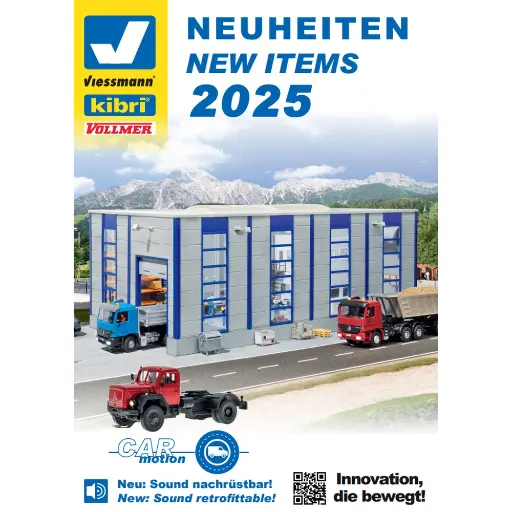 [VI8992.2025] Dépliants nouveautés 2025 - Viessmann Kibri Vollmer 8992 - 12 pages