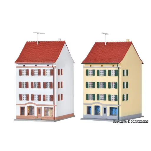 [KI36843] Immeubles résidentiels à étages avec commerce - Kibri 36843 - Z 1/220