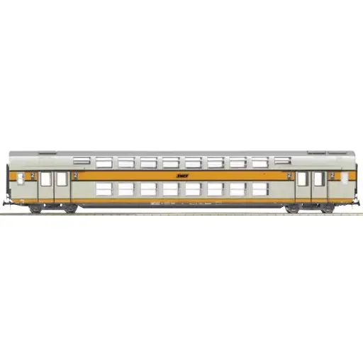 [VI3162L] Voiture VB2N seconde classe avec logo nouille et éclairage intérieur