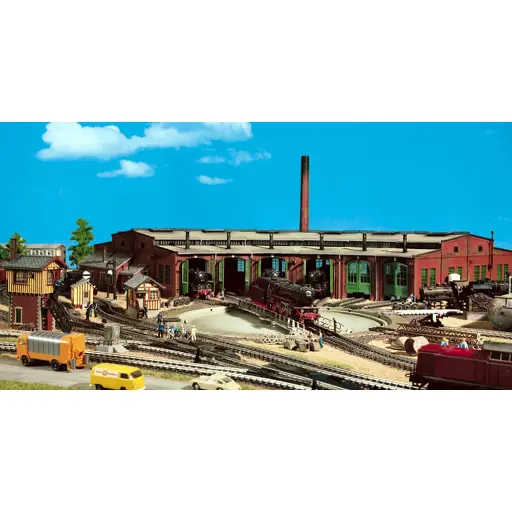 [VO45758] Rotonde 2 fois 3 Emplacements - Vollmer 45758 - HO : 1/87