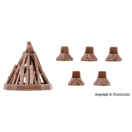 [VO43667] Feu de camp - Vollmer 43667 - HO 1/87