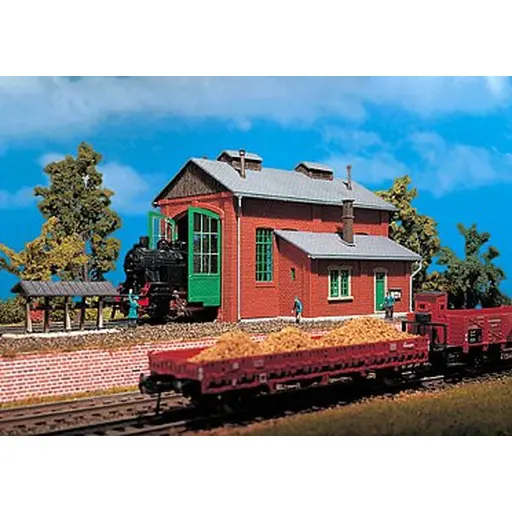 [VO49110] Remise à locomotives - VOLLMER 49110 - HO 1/87