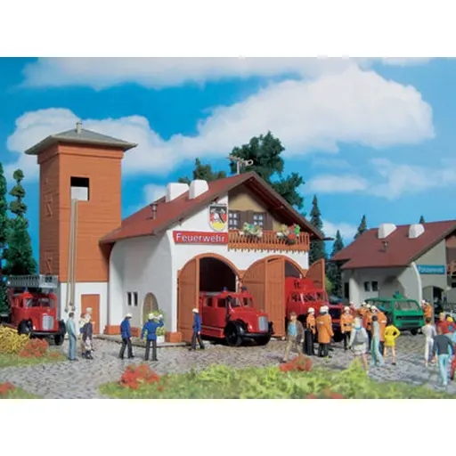 [VO43761] Caserne de pompiers VOLLMER 43761 - HO 1/87