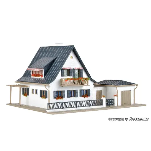 [VO43718] Maison avec garage de campagne - VOLLMER 43718 - HO 1/87