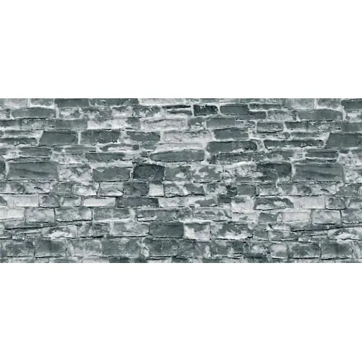 [VO46055] Plaque cartonnée Vollmer 46055 - HO : 1/87 - Mur pierre naturelle