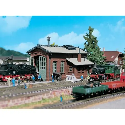 [VO47607] Remise à locomotive simple - VOLLMER 47607 - N : 1/160