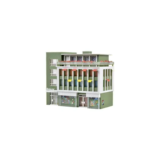Lot de 12 maquettes immeubles de ville Kibri Vollmer, Faller HO