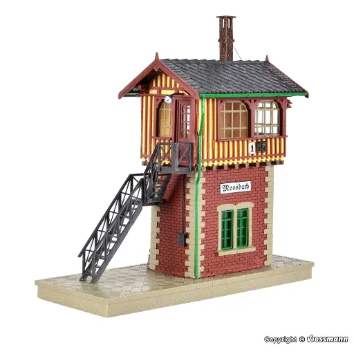[VO45731] Poste d'aiguillage Moosbach - VOLLMER 45731 - HO 1/87