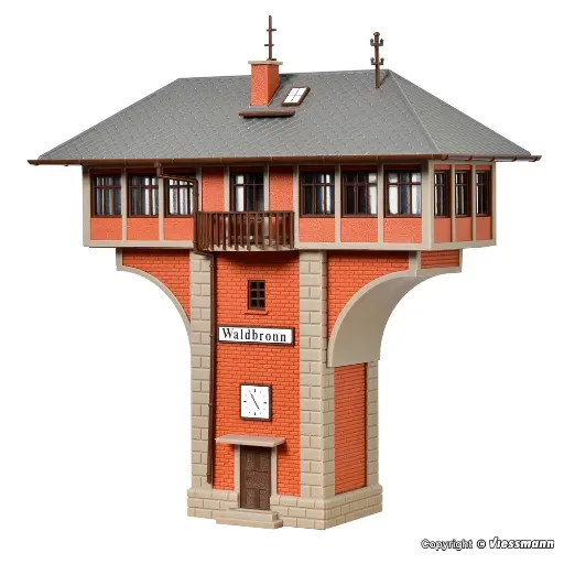 [VO45738] Poste d'aiguillage "Champignon" de Waldbronn VOLLMER 45738 - HO 1/87