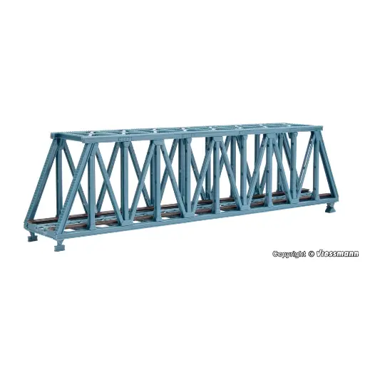 [VO47801] Pont à caisson VOLLMER 47801 en acier - N 1/160 - 225 x 38 x 61 mm