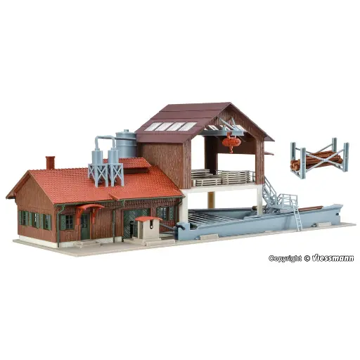 [VO43797] Scierie et accessoires - VOLLMER 43797 - HO 1/87