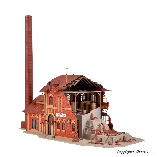[VO45621] Brasserie en démolition - Vollmer 45621 - HO 1/87 - 340 x 140 x 300 mm