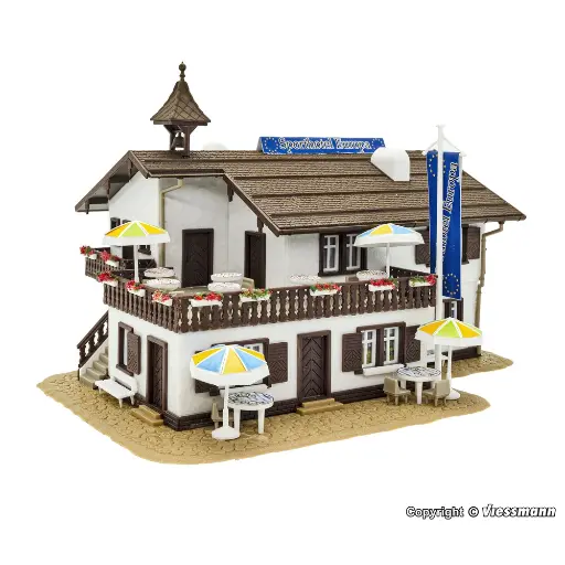 [VO43808] Hôtel de sport et de bien-être « Europe » - Vollmer 43808 - HO 1/87