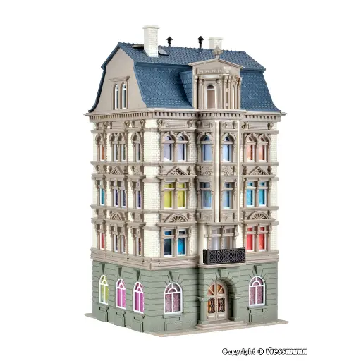 [VO43815] Petit immeuble de la "Schlossalle" 5 - Vollmer 43815 - HO 1/87