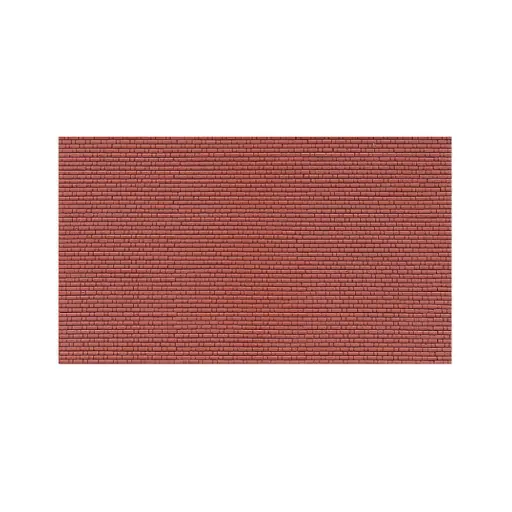 [WISSMP226] Kit de 4 feuilles "Maçonnerie en brique" Wills-Kits SSMP226 - HO : 1/87 | OO : 1/76