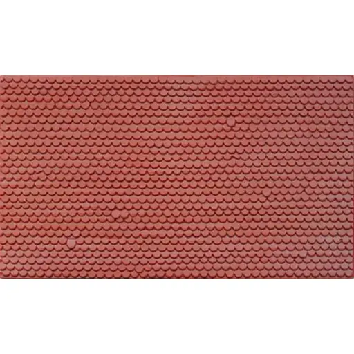 [WISSMP207] Plaques de décor Tuiles - Wills-kits SSMP207 - OO 1/76 - HO 1/87