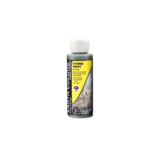 [WOC1218] Peinture à décor gris pierre - Woodland Scenics C1218 - Toutes échelles - 118 mL