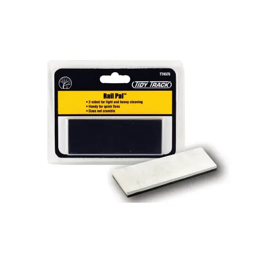 [WOTT4575] Gomme de nettoyage 2 faces pour rails - Woodland Scenics TT4575 - Toutes échelles