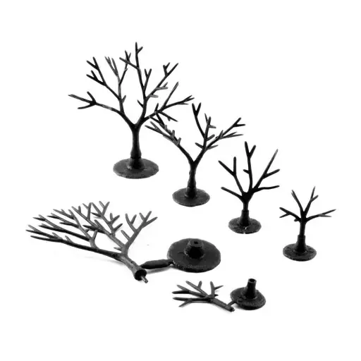 [WOTR1120] Lot de 144 armatures d'arbres WOODLAND SCENICS TR1120 - HO 1/87 - 19-50.8 mm