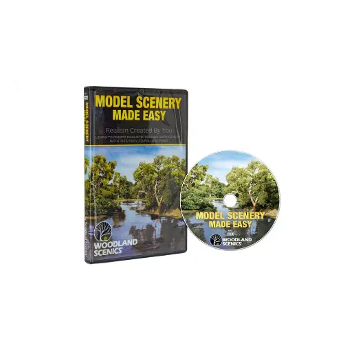 [WOR973] DVD "Model Scenery made easy" - modélisation de paysage WODDLAND SCENICS R973