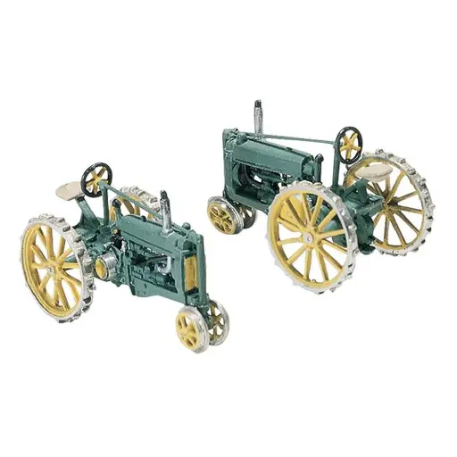 [WOD211] Lot de 2  tracteurs (1929-1938) - Woodland Scenics D211 - HO  1/87