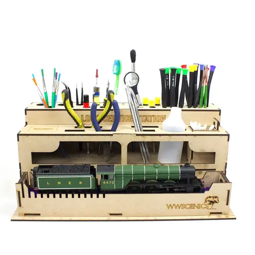 [WSLC-017] Station d'entretien Locomotive OO/HO - WWSCENICS WSLC-017
