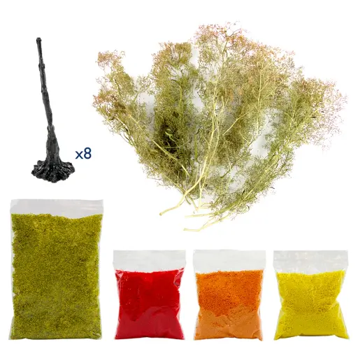 [WSLF-061] Kit de création d'arbres réalistes "Automne" - WWSCENICS WSLF-061
