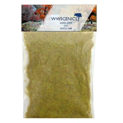 [WSG2-048] Flocage herbe statique pour modélisme - Wwscenics G2-048 - 2 mm