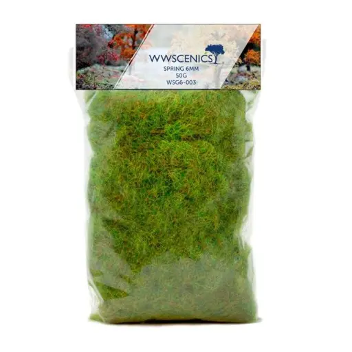 [WSG6-003] Fibres herbe - WWScenics WSG6-003 - 6mm - 50g