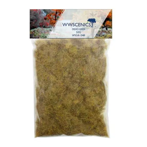 [WSG6-048] Fibres herbe - WWScenics WSG6-048 - 6mm - 50g