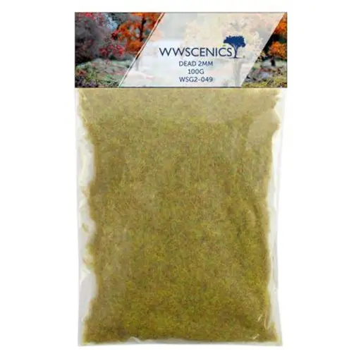 [WSG2-049] Fibres herbe morte - WWScenics WSG2-049 - 2 mm - 100 g