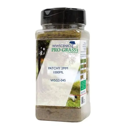 [WSG2-045] Fibres herbe "patchy" - WWScenics WSG2-045 - 2mm - 1000mL
